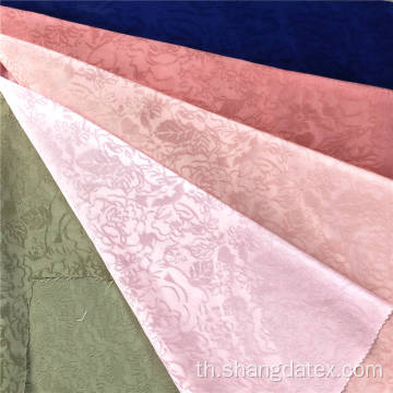 เรยอนและโพลีเอสเตอร์ Jacquard ล้วนย้อม